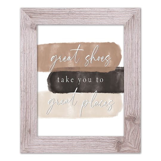 Great Shoes to Great Places Western Framed Print